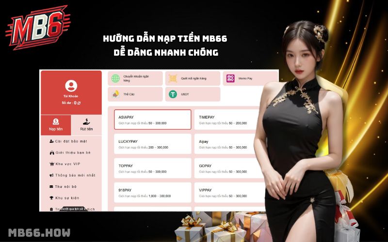 Giao diện bắt mắt bên trong kho game giải trí đỉnh cao của nhà cái MB66