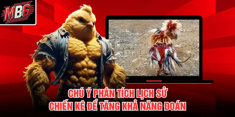 Chú ý phân tích lịch sử chiến kê để tăng khả năng đoán